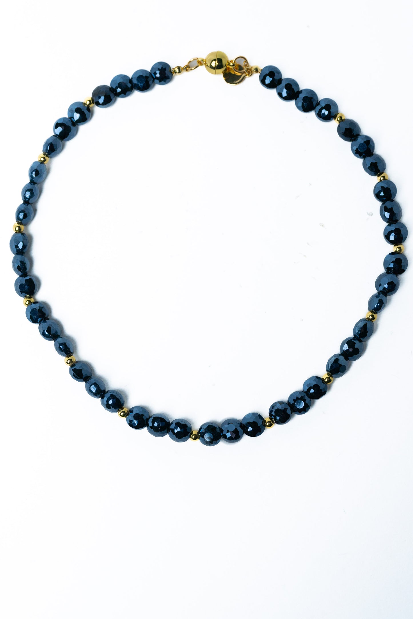 Glimmering Midnight Necklace - Metallic Midnight