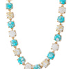Wild Wild West Necklace - Gold Turquoise