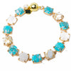 Wild Wild West Bracelet - Gold Turquoise