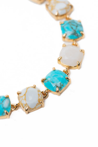 Wild Wild West Bracelet - Gold Turquoise