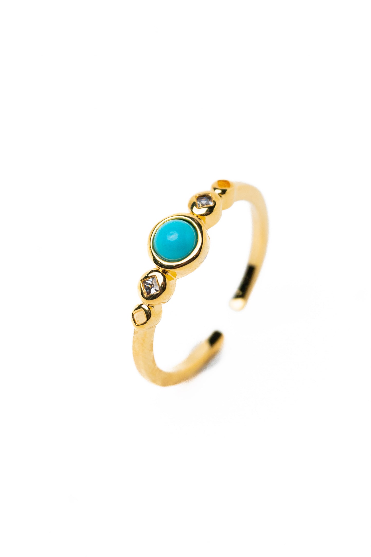 Tennessee Ring - Gold Turquoise
