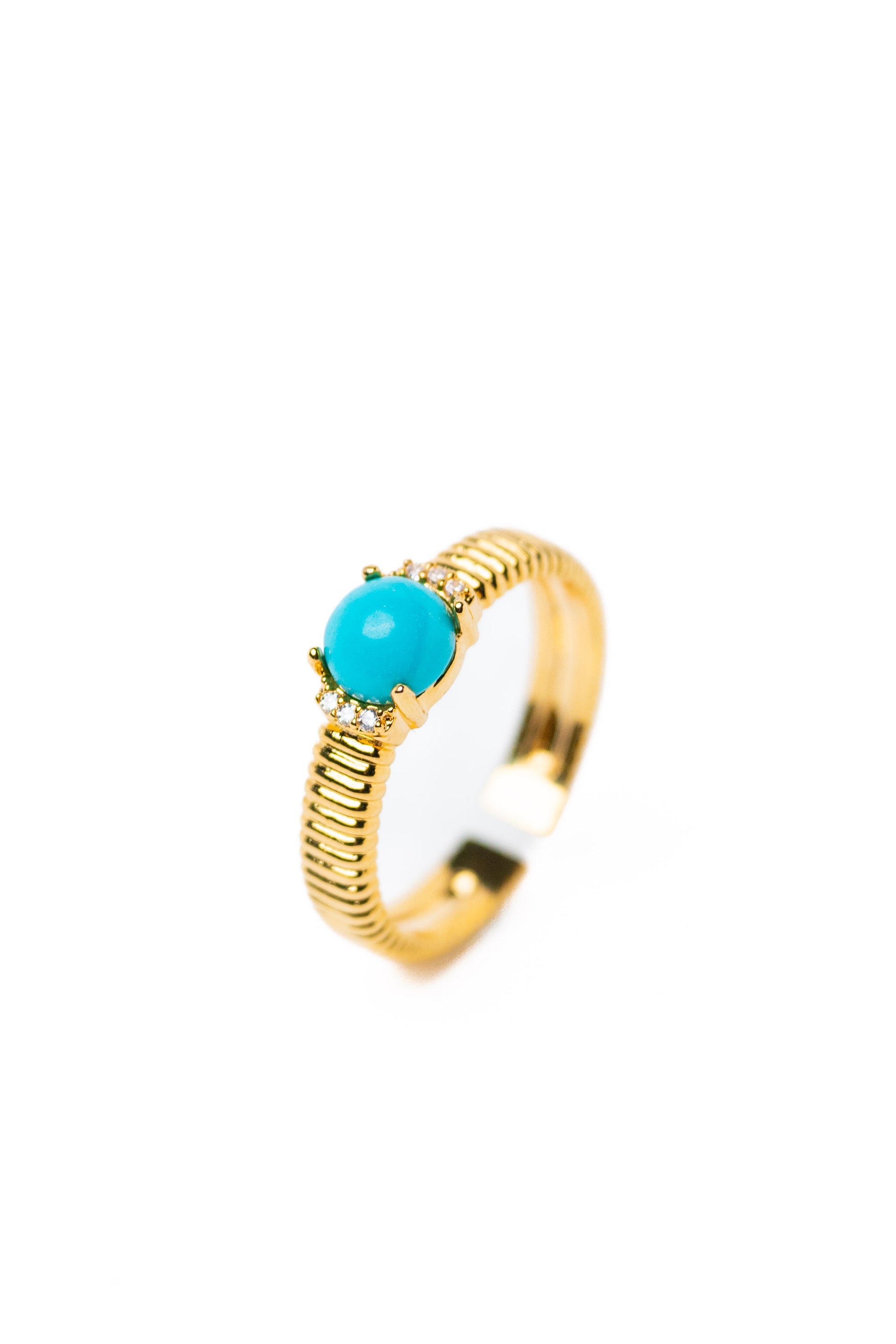 Jessie Ring - Gold Turquoise