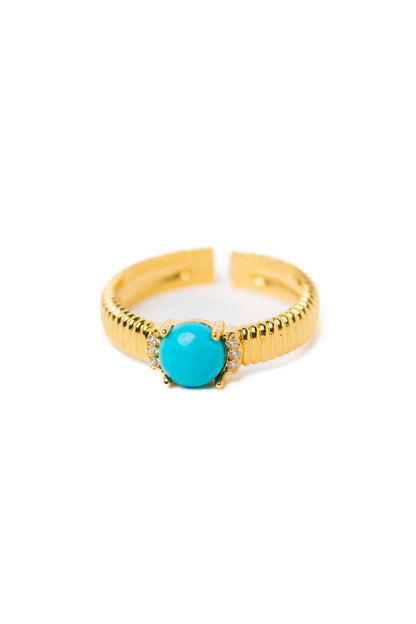 Jessie Ring - Gold Turquoise