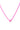 Pop Star Necklace - Neon Pink