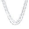 Eastside Necklace - Liquid Metallic Pearl White