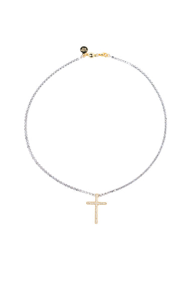 Sweet Devotion Necklace - Silver Gold