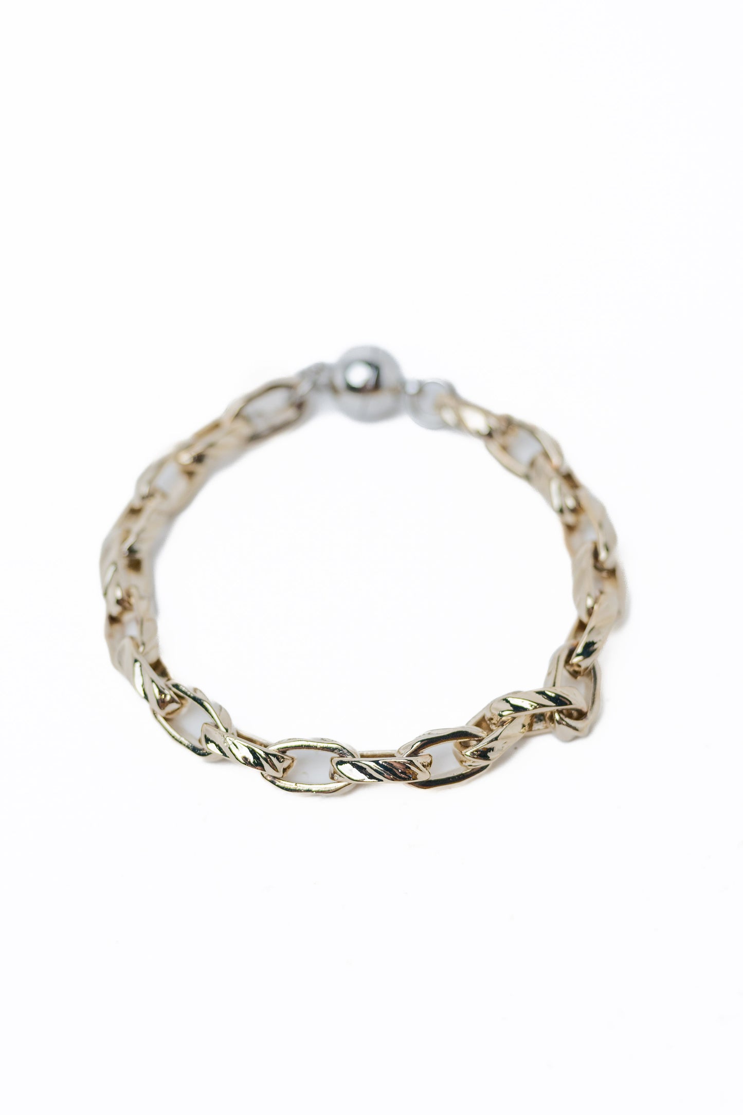 Ophelia Claire Bracelet - Metallic Linen