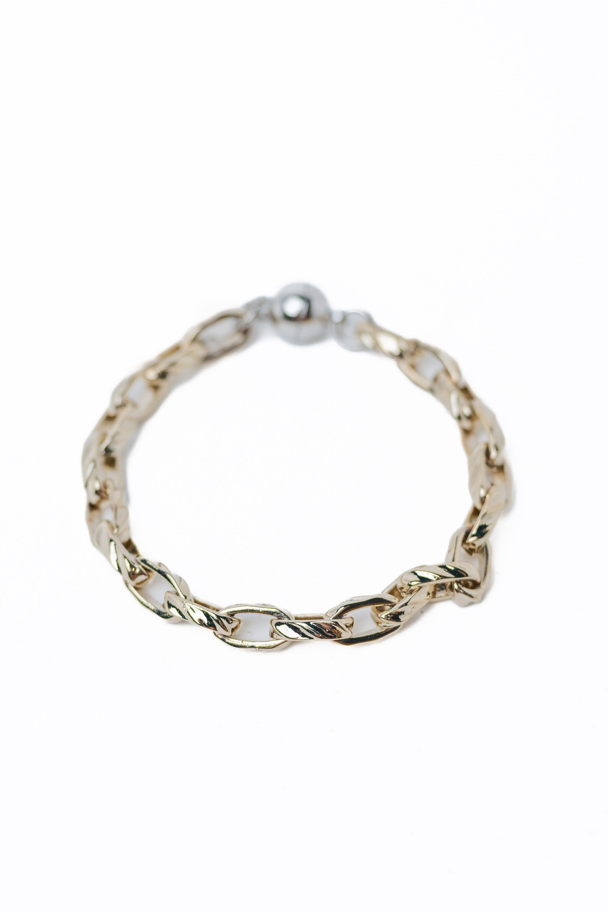Ophelia Claire Bracelet - Metallic Linen