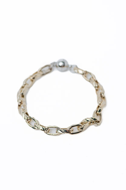 Ophelia Claire Bracelet - Metallic Linen