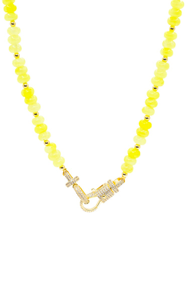 It Girl Necklace - Neon Yellow