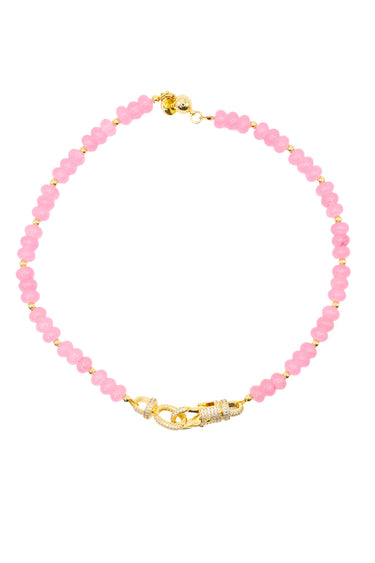 It Girl Necklace - Pink Passion