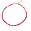 Mini Bari Anklet - Metallic Rouge