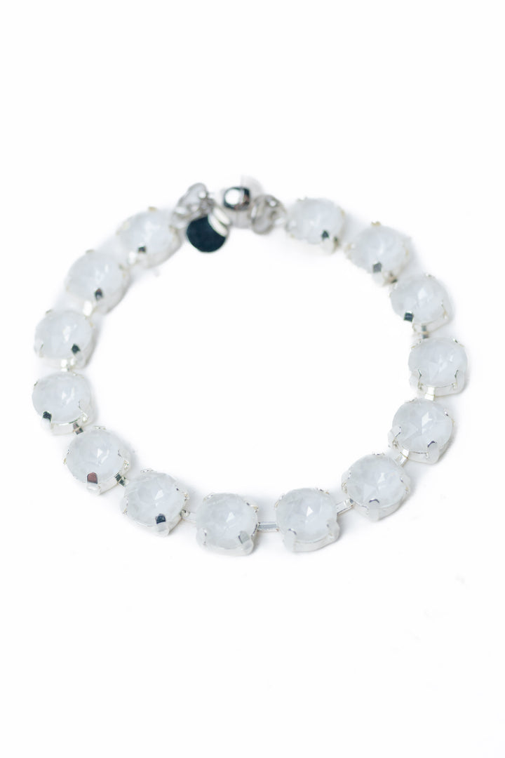Forever And Ever Round Bracelet - Liquid Metallic Pearl White