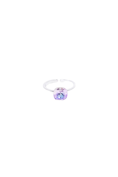 Itsy Kat Ring - Silver Lavender Mist