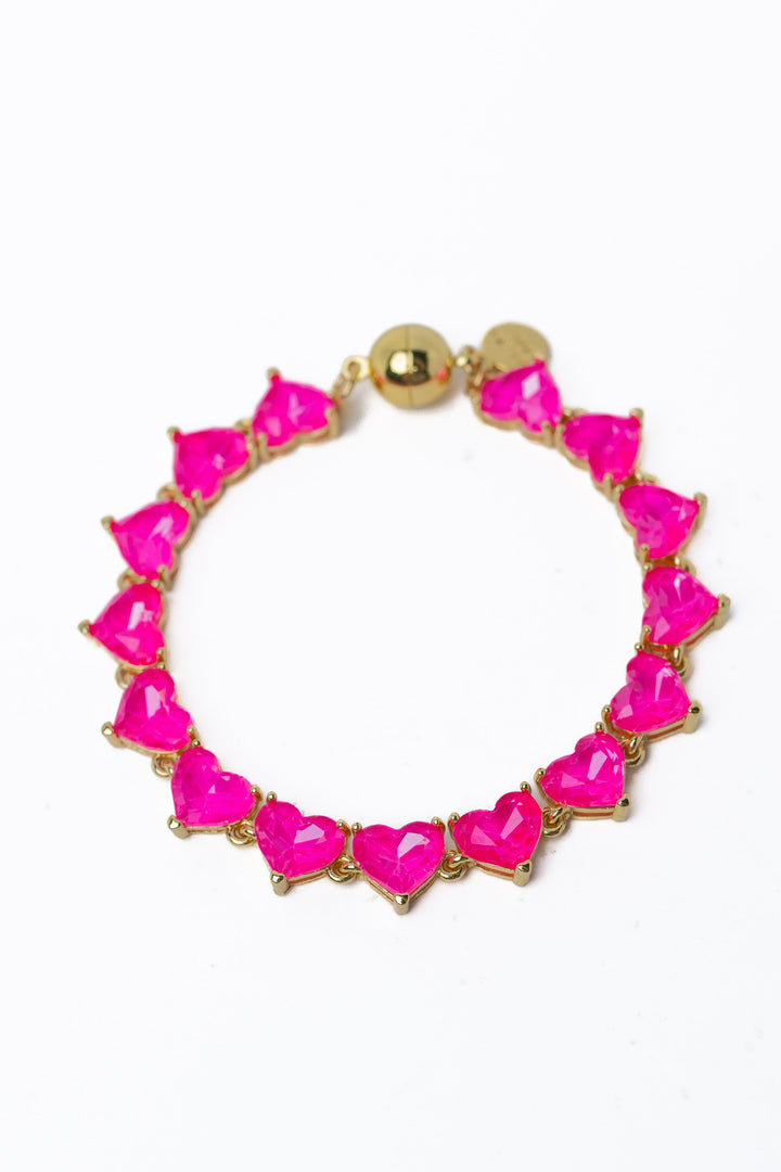 Thoughts Of You Bracelet - Neon Pink