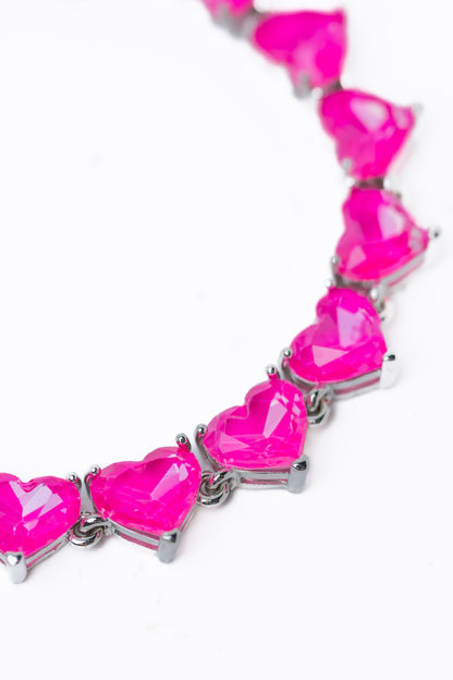 Thoughts Of You Bracelet - Neon Pink