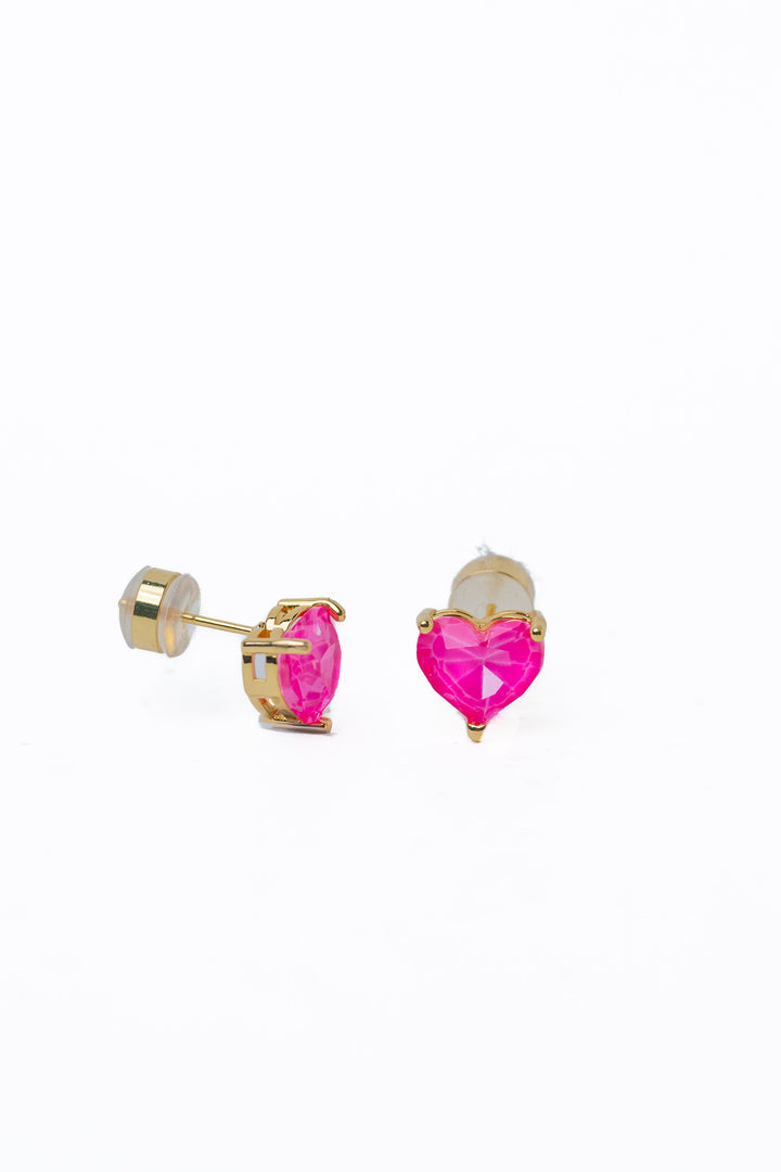 Thoughts Of You Earrings - Neon Pink