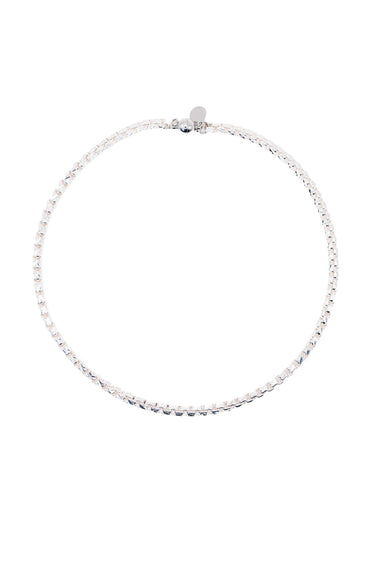 Katerina Necklace - Liquid Metallic Pearl White