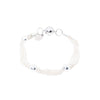 Head Over Heels Bracelet - Liquid Metallic Pearl White