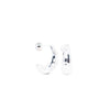 Shine Code Earrings - Liquid Metallic Pearl White