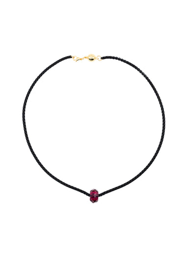 Pop Star Necklace - Black Wildflower