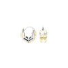 Sophia Earrings - Silver Daisy Glow