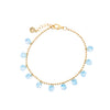 Candy Rain Anklet - Neon Sky Blue