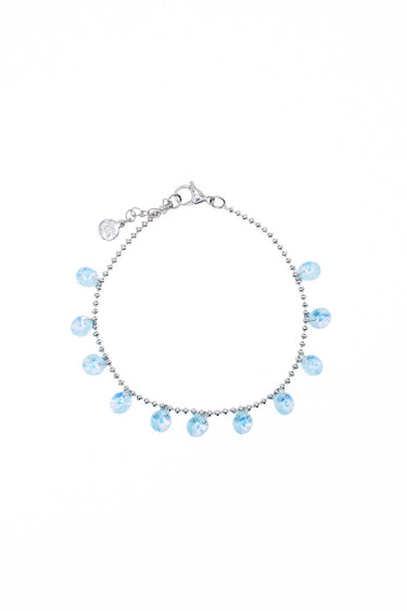 Candy Rain Anklet - Neon Sky Blue