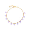 Candy Rain Anklet - Neon Lilac