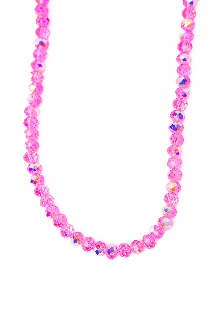 Tell Me Necklace - Neon Pink