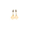 Versailles Earrings - Gold Neon Coral