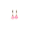 Versailles Earrings - Gold Neon Pink