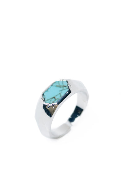 Rodeo Queen Ring - Silver Turquoise