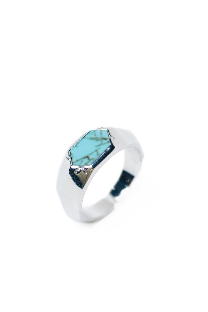 Rodeo Queen Ring - Silver Turquoise