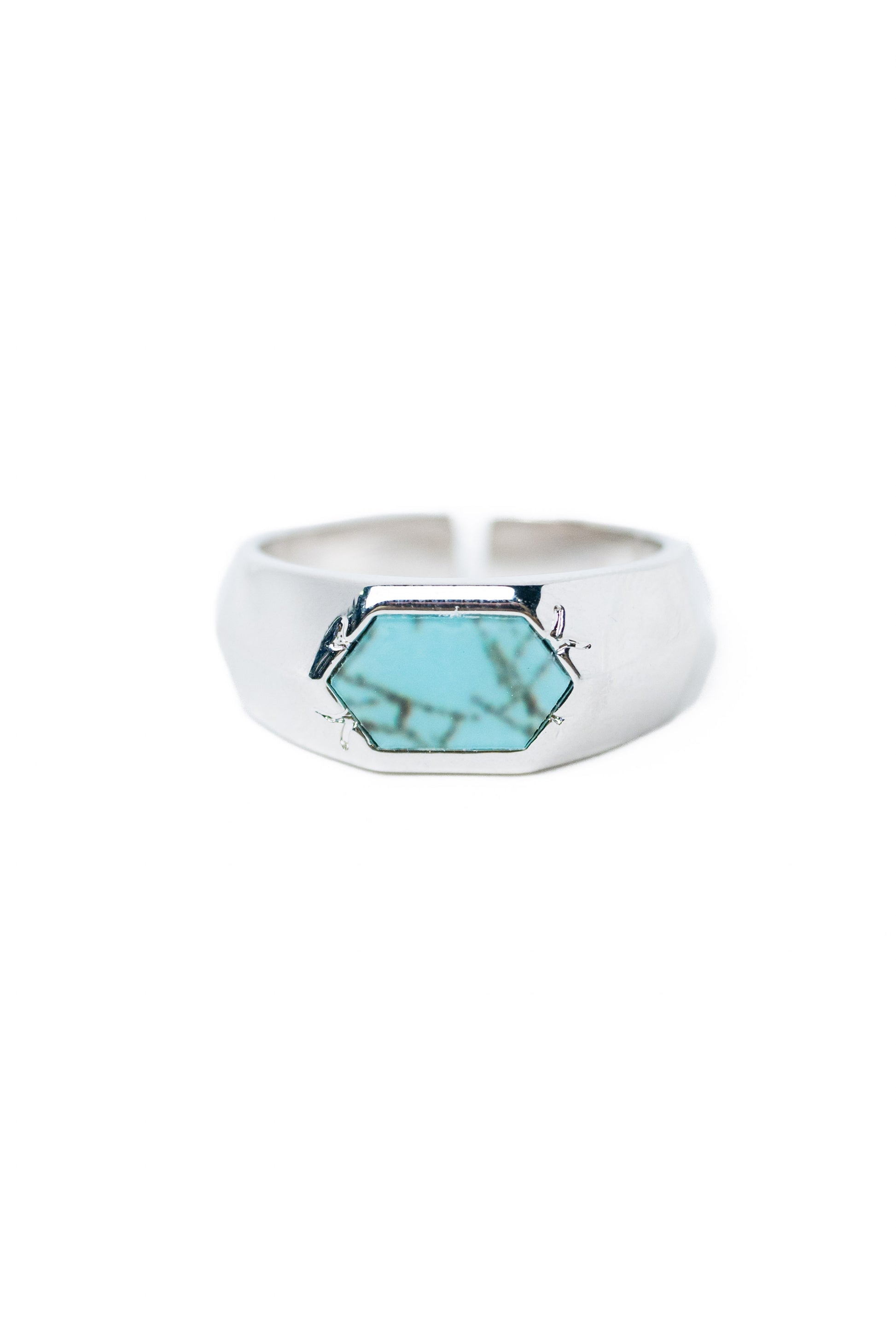 Rodeo Queen Ring - Silver Turquoise