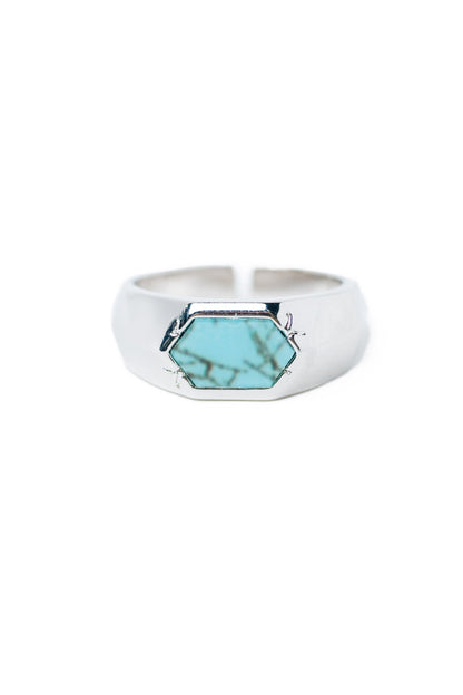 Rodeo Queen Ring - Silver Turquoise