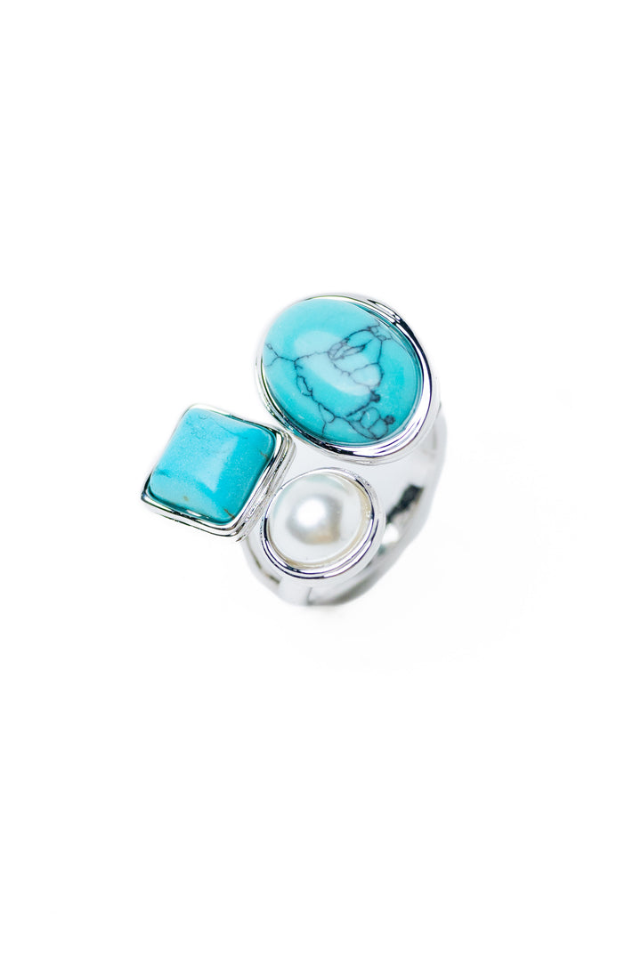 Blue Canyon Ring - Silver Turquoise