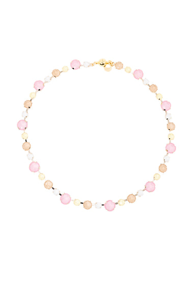 Lucy In The Sky Necklace - Linen Almost Blush