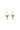 Amber Kiss Earrings - Linen
