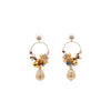 Amber Kiss Earrings - Linen