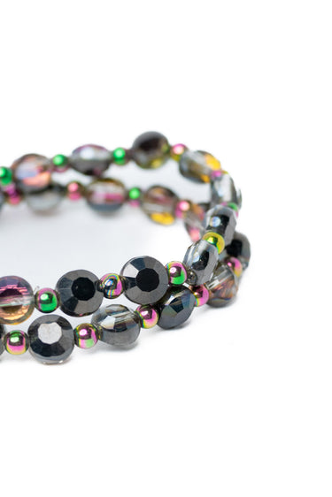 Shimmering Midnight Bracelet - Mystic Black