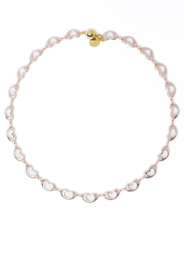 Heartline Necklace - Metallic Coconut