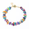 Sunset Heart Bracelet - Gold Pastel Pop