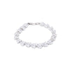 Diamond Love Bracelet - Silver
