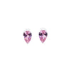 Petal Diamonds Earrings - Silver Petal