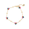 Garden Party Anklet - Glow Wildflower