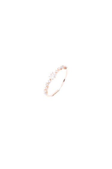 Sparkly Ring - Light Rose Gold