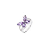 Sky Wings Ring - Silver Lilac