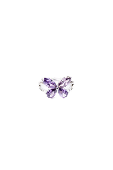 Sky Wings Ring - Silver Lilac