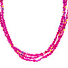 Shimmer Necklace - Ruby Kiss